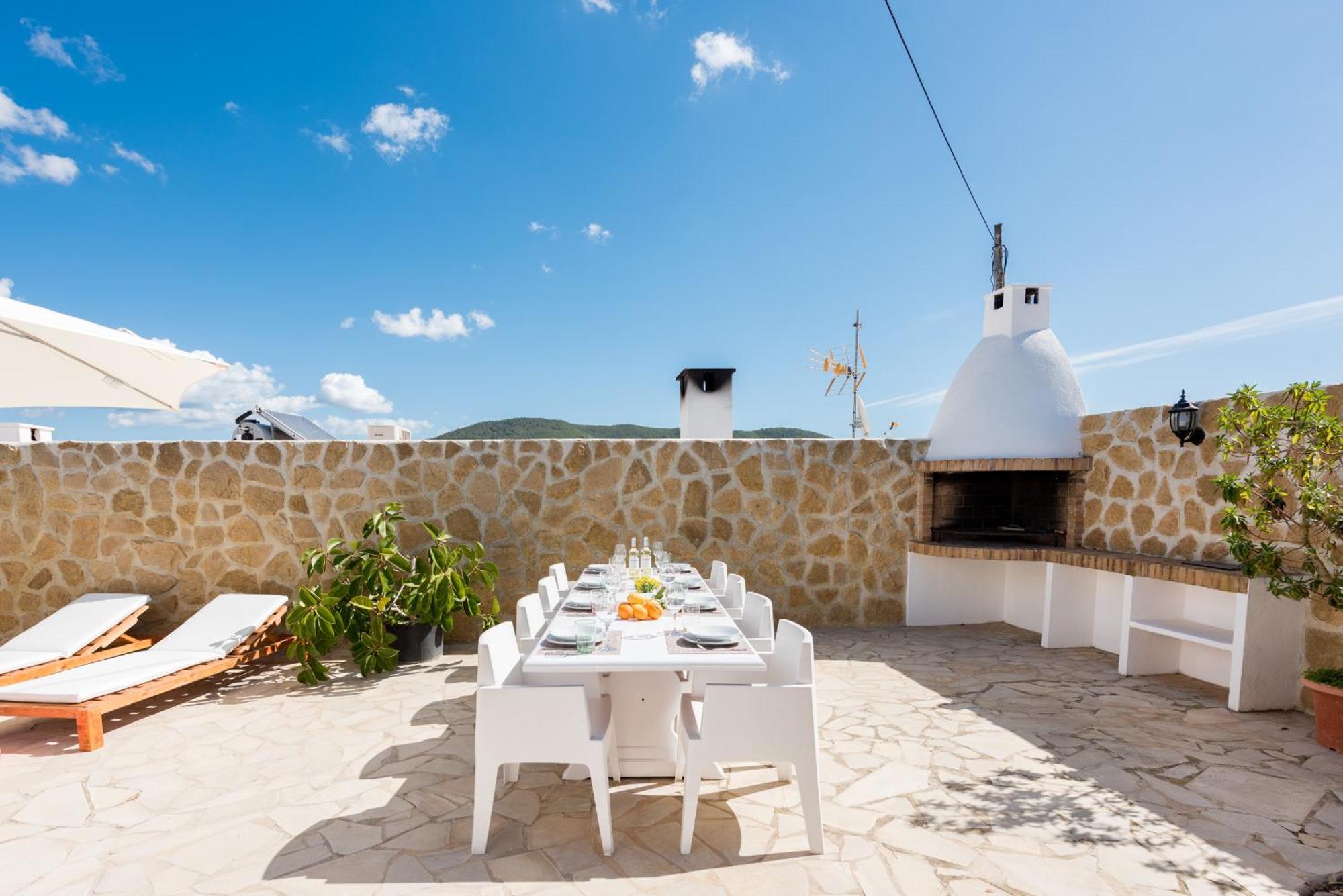 Authentieke Finca, Nabij Het Strand En Restaurants Villa Санта Еулалия дел Рио Екстериор снимка